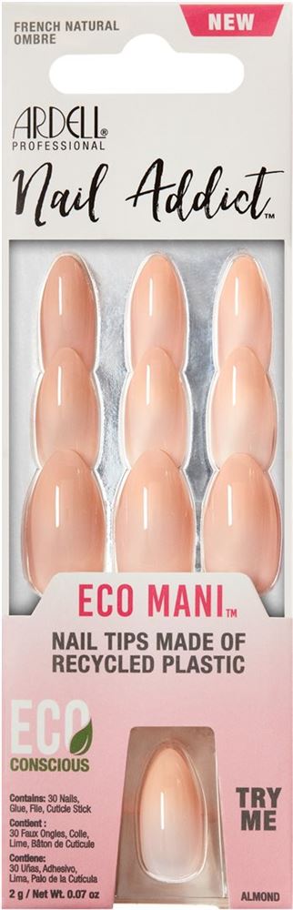 Ardell Nail Addict Eco Mani Natural Ombre 30 Stk