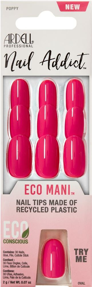 Ardell Nail Addict Eco Mani Poppy 30 Stk