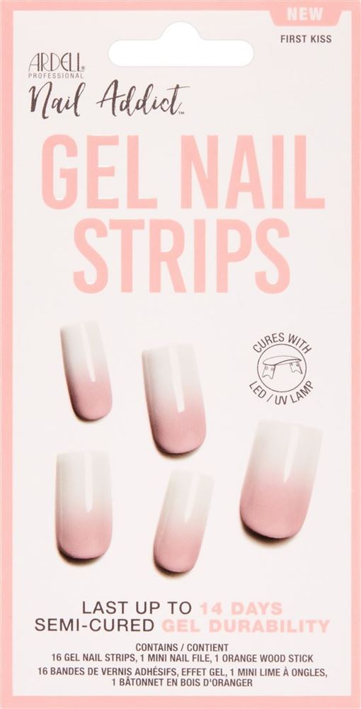 Ardell Nail Addict Gel Nail Strips First Kiss 16 Stk
