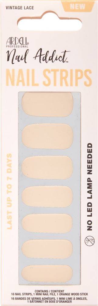Ardell Nail Addict Nail Strips Vintage Lace 16 Stk