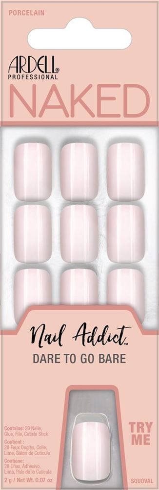 Ardell Nail Addict Naked Collection Porcelain 28 Stk