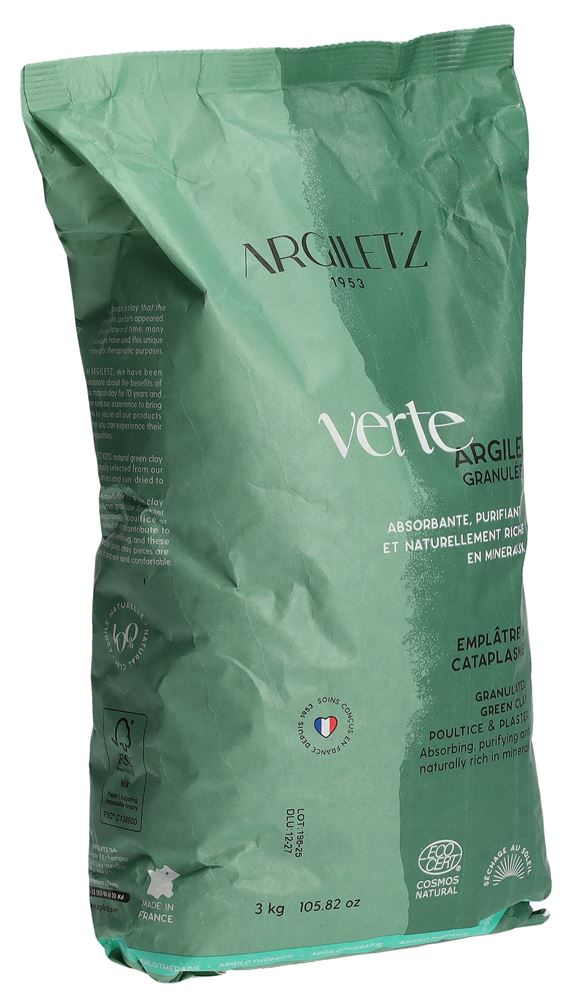 Argiletz Tonerde grün granuliert 3 kg