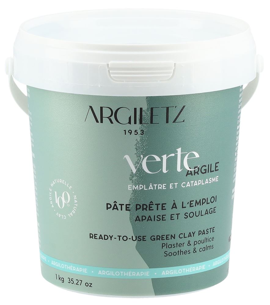 Argiletz Tonerde grün instant Paste Topf 1 kg