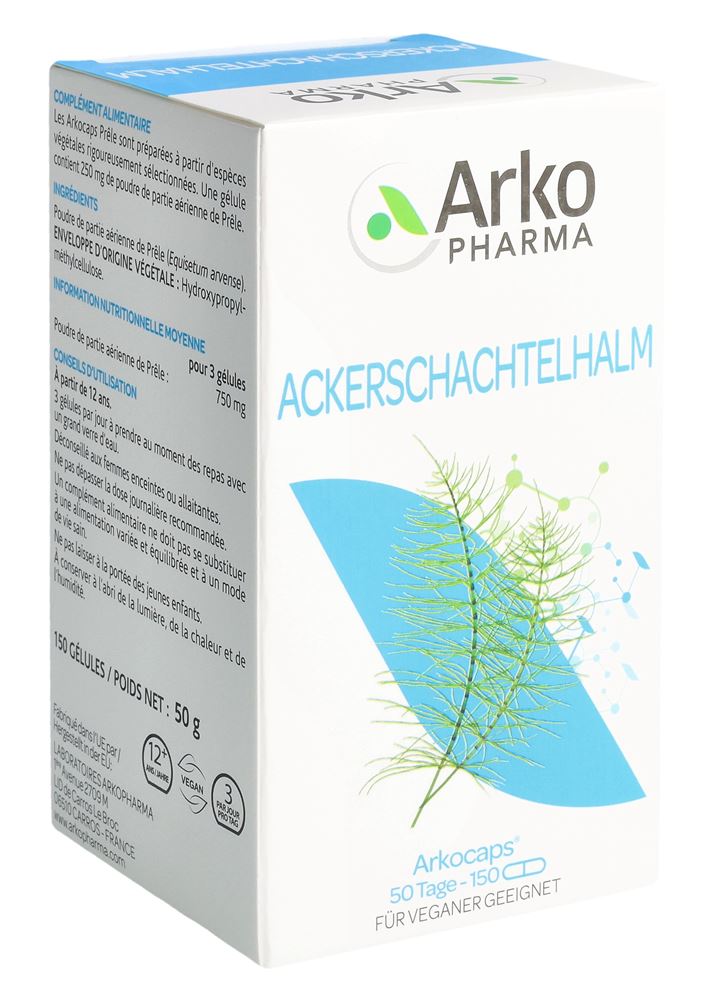 Arkocaps Ackerschachtelhalm Kapseln Pflanzlich 150 Stück