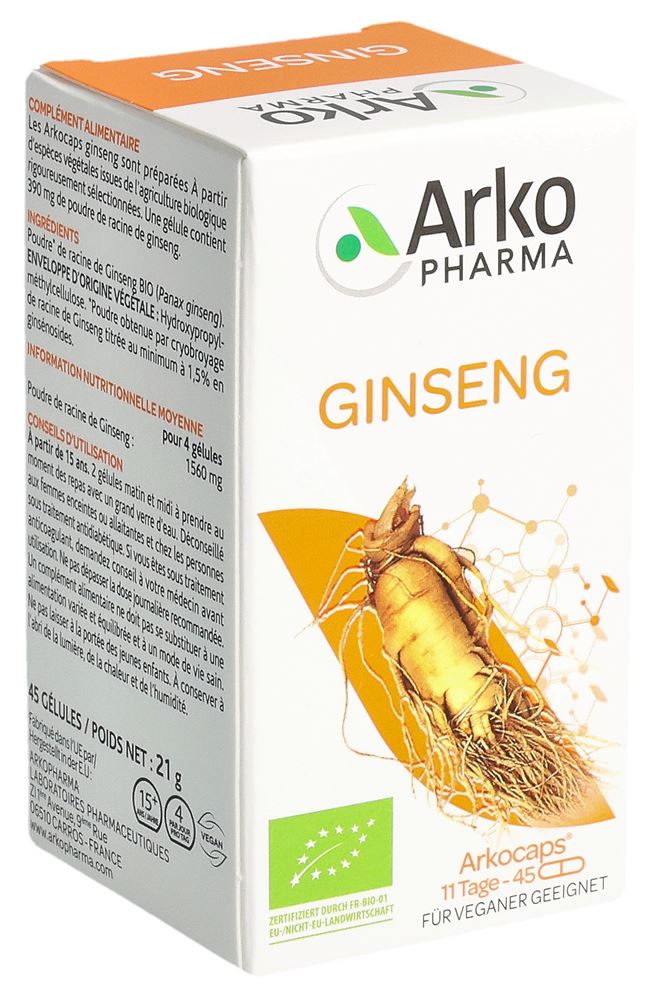 Arkocaps Ginseng Kaps Ds 45 Stk