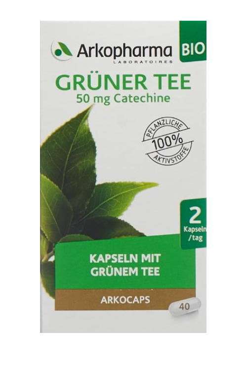 Arkocaps Grüntee Kaps Bio Ds 40 Stk