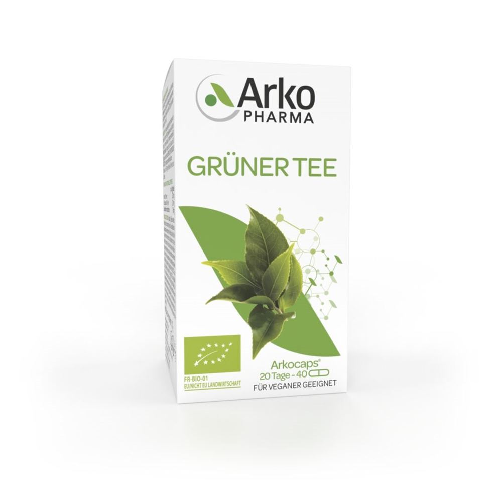 Arkocaps Grüntee Kaps Bio Ds 40 Stk