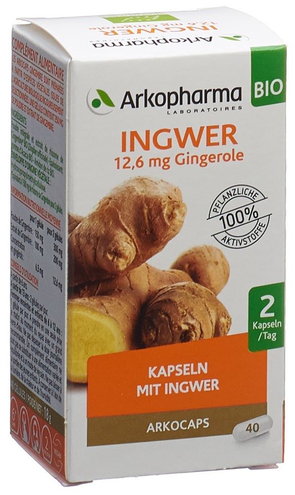 Arkocaps Ingwer Kaps Bio Ds 40 Stk