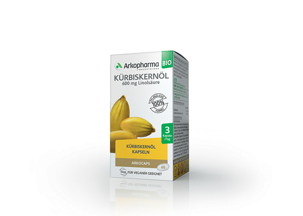 Arkocaps Kürbiskernöl Kaps Ds 60 Stk