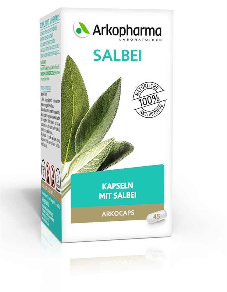 Arkocaps Salbei Kapseln Pflanzlich 45 Stück