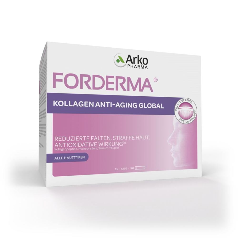 Arkopharma Forderma Kollagen Sticks Anti-Aging Global 30 Stk
