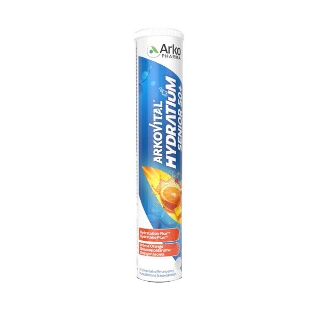 Arkovital Hydratium Senior 50+ Brausetabl Orange 24 Stk
