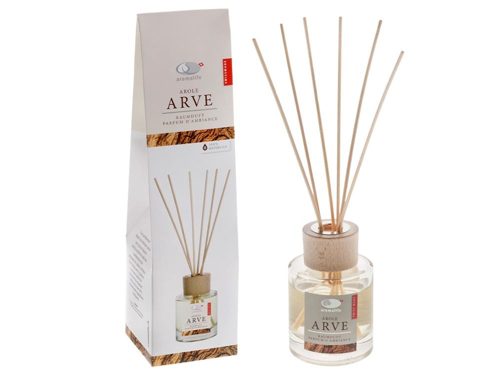 Aromalife Arve Raumduft Holz mit Stäbchen 60 ml