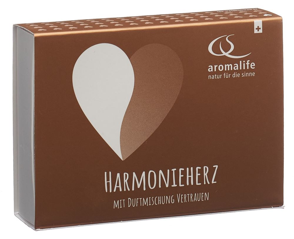 Aromalife Geschenkset Harmonie Herz 7cm Holz