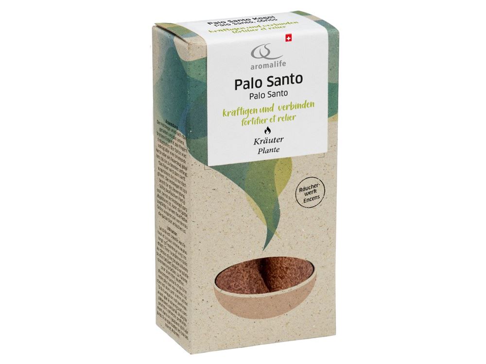 Aromalife Räucherwerk Palo Santo Kegel Box 6 Stk