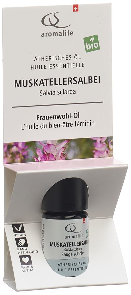 Aromalife TOP Muskatellersalbei Äth/Öl BIO Fl 5 ml