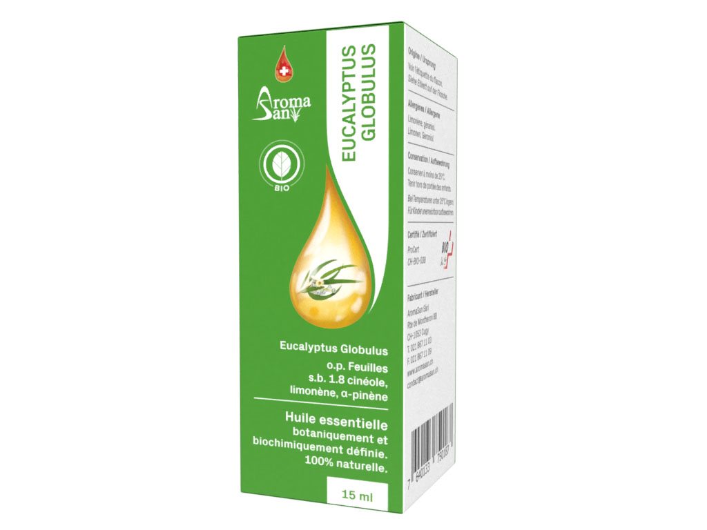 Aromasan Eukalyptus globulus Äth/Öl in Schachtel Bio 15 ml