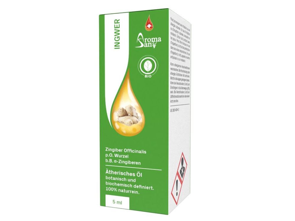 Aromasan Ingwer Äth/Öl in Schachtel Bio 5 ml
