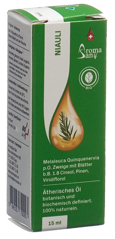 Aromasan Niauli Äth/Öl in Schachtel Bio 15 ml