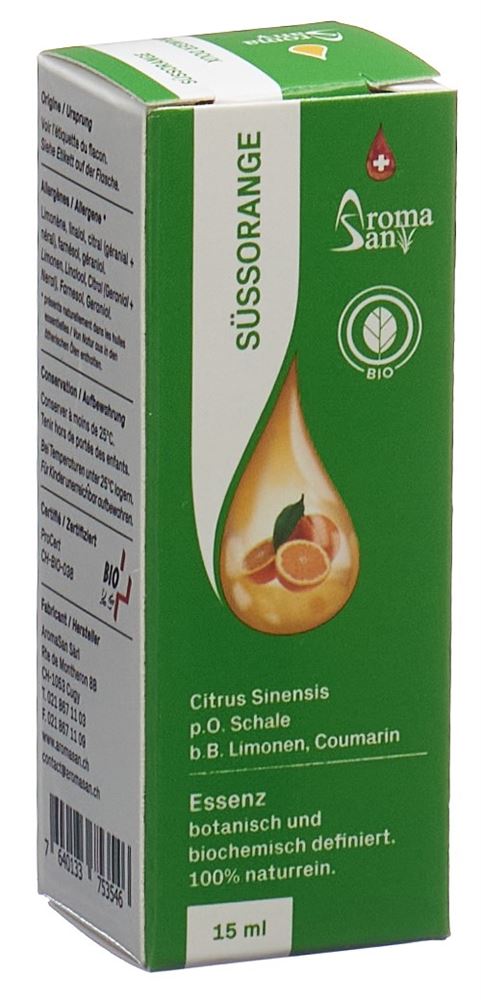 Aromasan Süssorange Äth/Öl Bio 15 ml