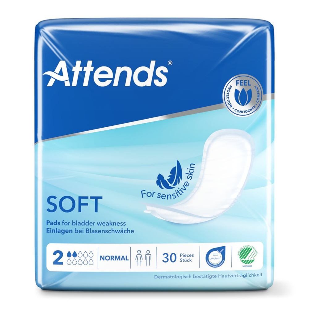 Attends Soft 2 Normal Einlagen Btl 30 Stk