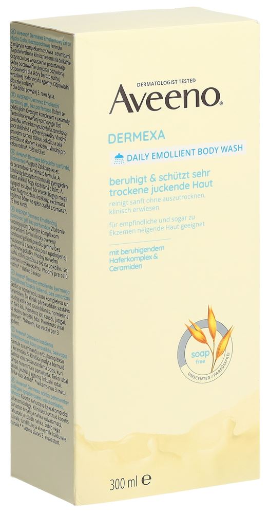 Aveeno Dermexa Emollientien Duschgel Fl 300 ml