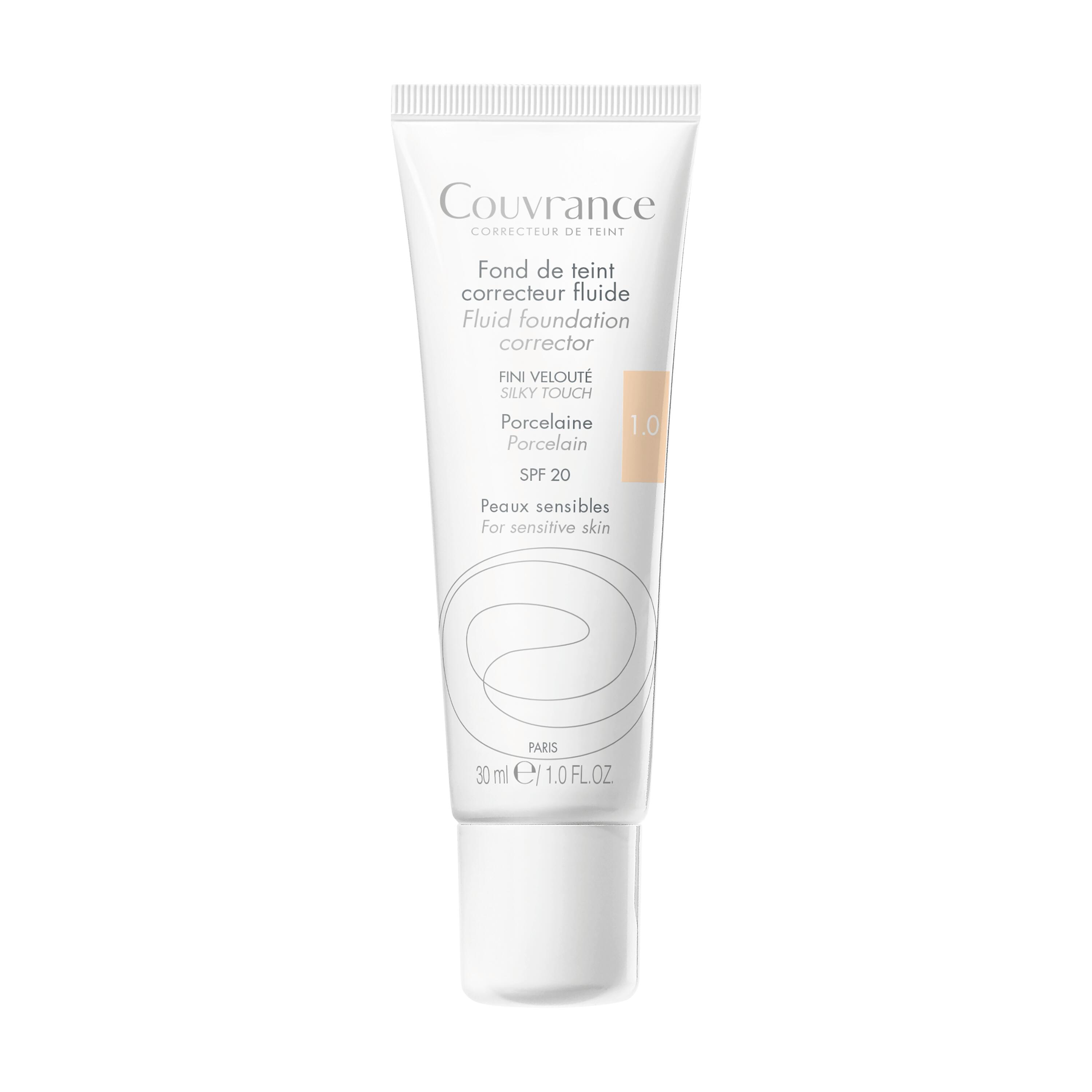 Avène Couvrance Correcteur De Teint Korrigierende Make-Up-Fluid Spf 20 Porzellan 1.0 30 ml