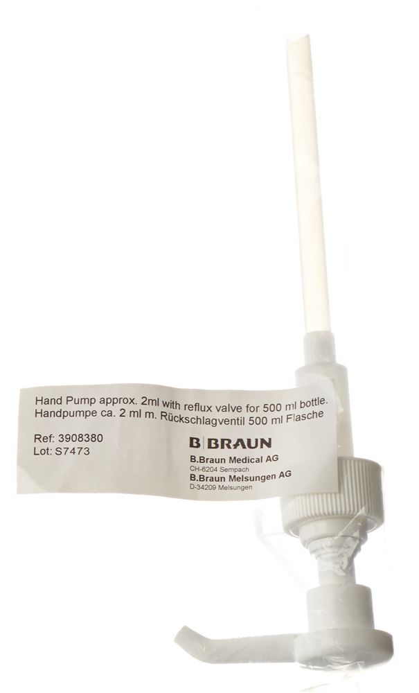 B. Braun Dosierpumpe 500ml (2ml) mit Rückschlagventil
