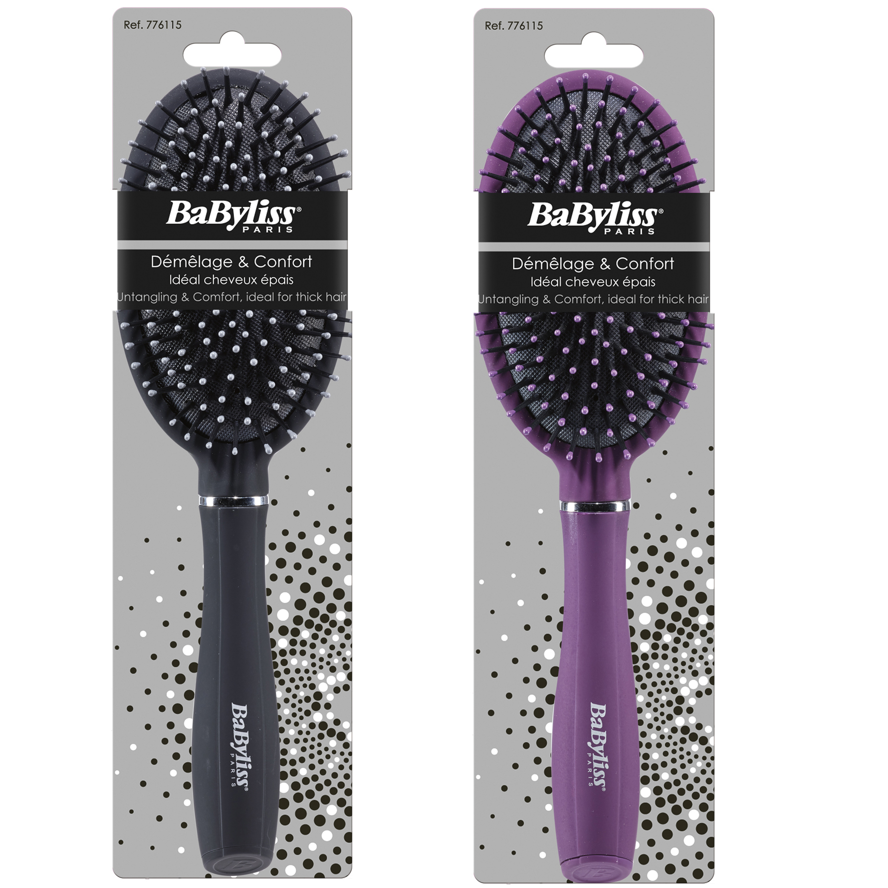 Babyliss Pneumatische Ovalbürste mit Noppen