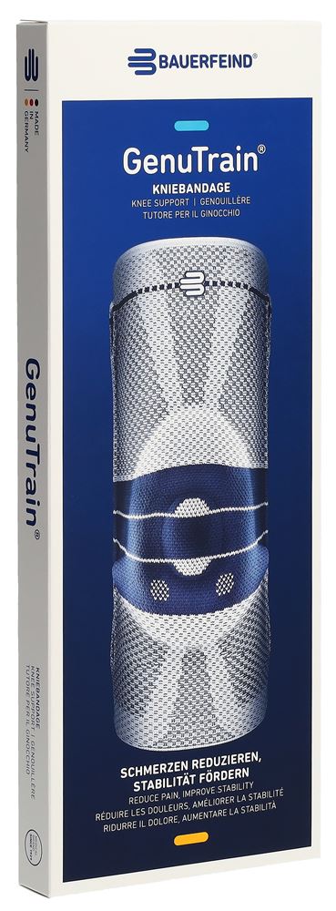 Bauerfeind GenuTrain Aktivbandage Gr3 titan