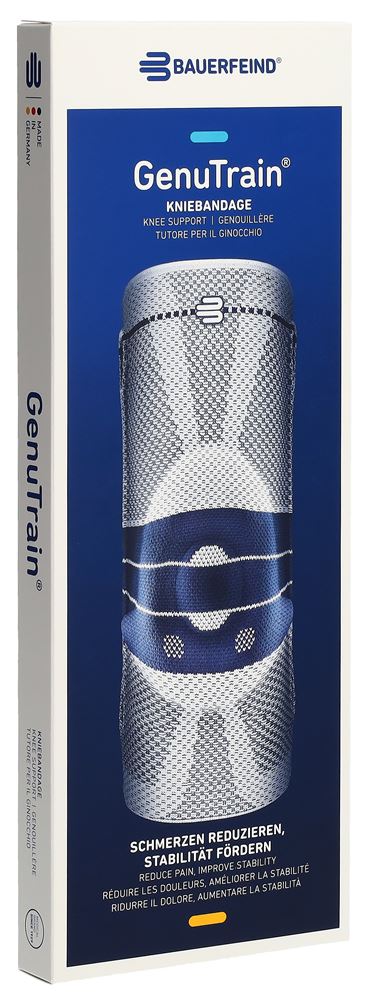 Bauerfeind GenuTrain Aktivbandage Gr6 Comfort titan