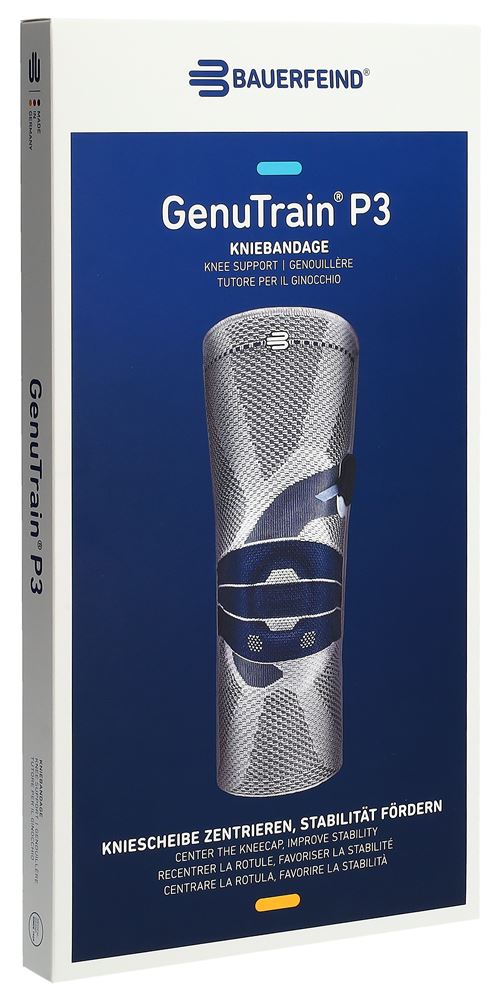 Bauerfeind GenuTrain P3 Gr2 titan rechts