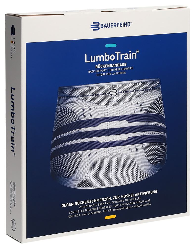 Bauerfeind LumboTrain Waisted Gr4 titan