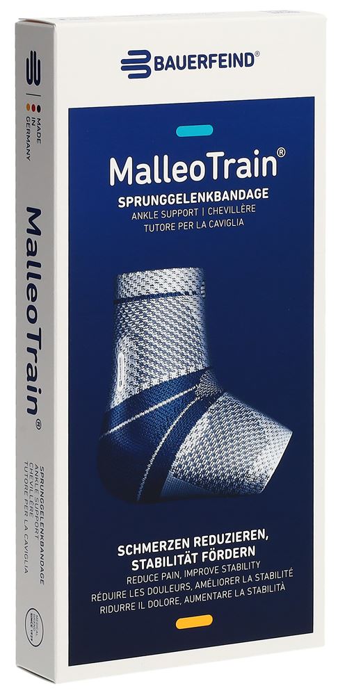 Bauerfeind MalleoTrain Aktivbandage Gr4 links titan