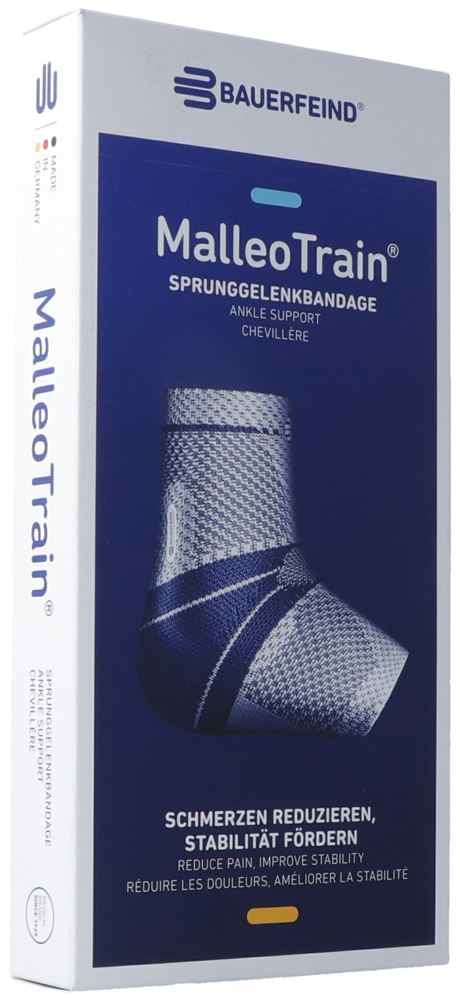 Bauerfeind MalleoTrain Aktivbandage Gr4 rechts titan