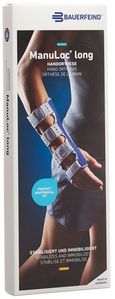 Bauerfeind ManuLoc Long Stabilorthese Gr2 titan