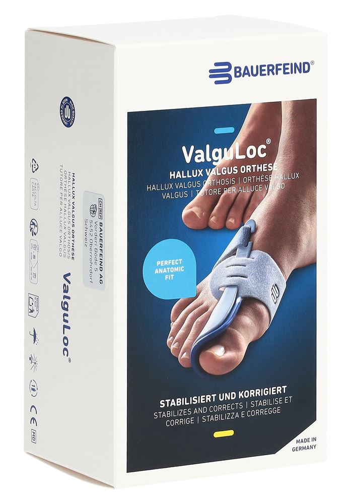 Bauerfeind ValguLoc Stabilorthese Gr3 links titan