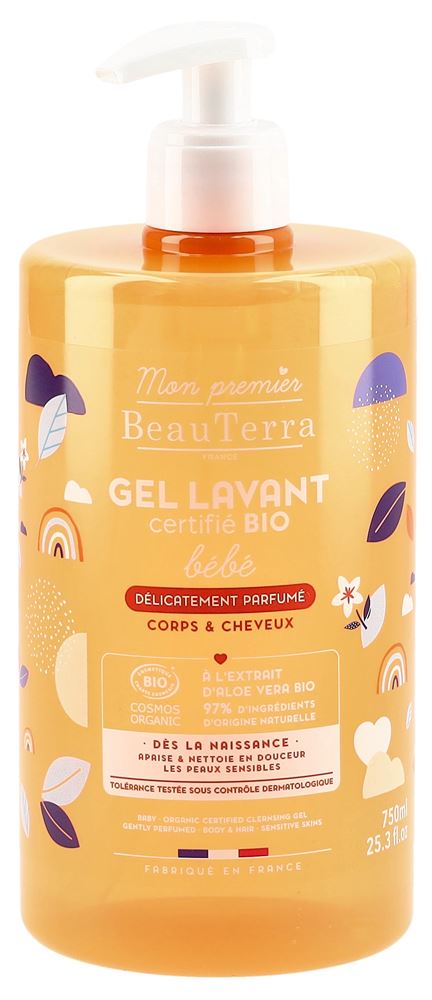 BeauTerra Baby Duschgel mit Parfum Bio Fl 750 ml