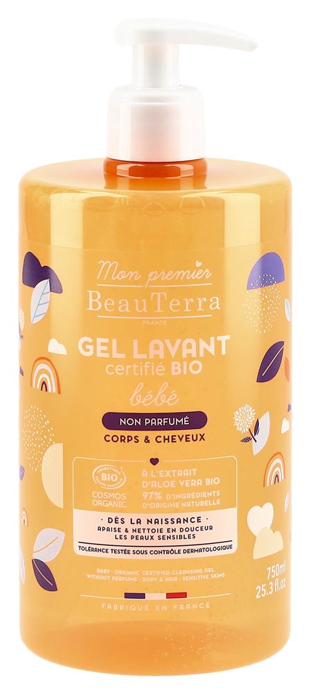 BeauTerra Baby Duschgel ohne Parfum Bio Fl 750 ml