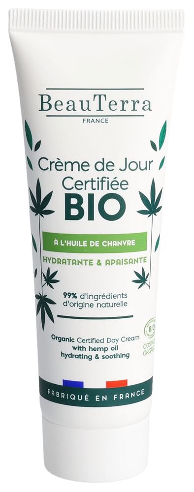 BeauTerra Tagescreme Hanf & Aloe Vera Bio Tb 50 ml