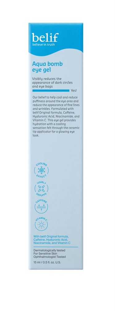 belif Aqua Bomb Eye Gel Depuffing Appl 15 ml