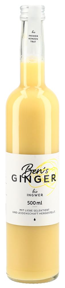 Ben’s Ginger Ingwerkonzentrat Bio Fl 500 ml