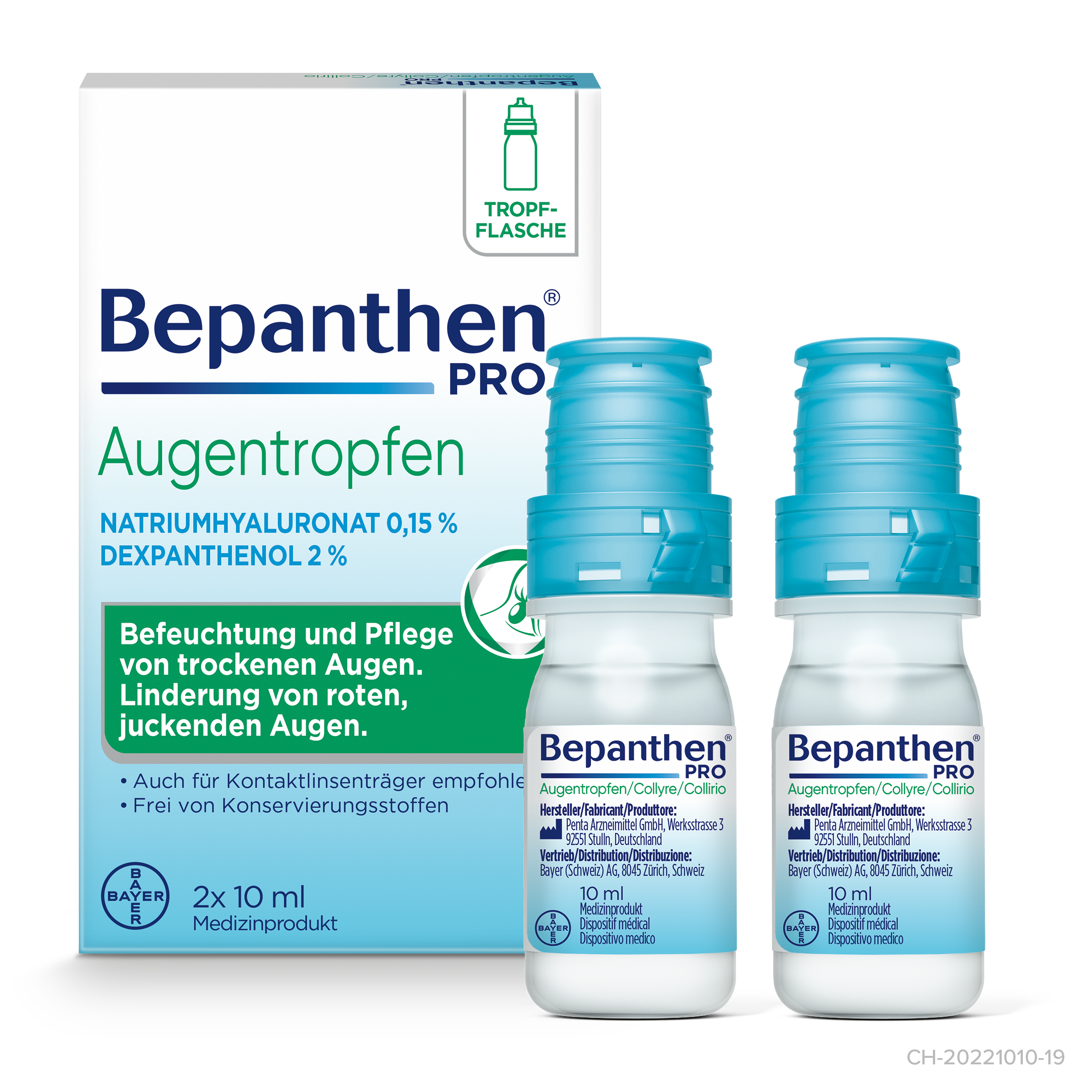 Bepanthen PRO Augentropfen 2 Fl 10 ml