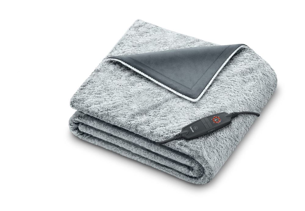 Beurer Wärme-Kuscheldecke Green Planet HD 75 Nordic Grey