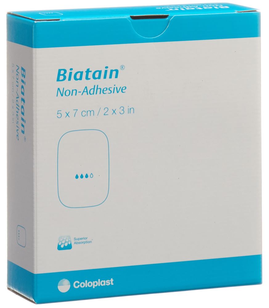 Biatain Non-Adhesive 5x7cm 10 Stk