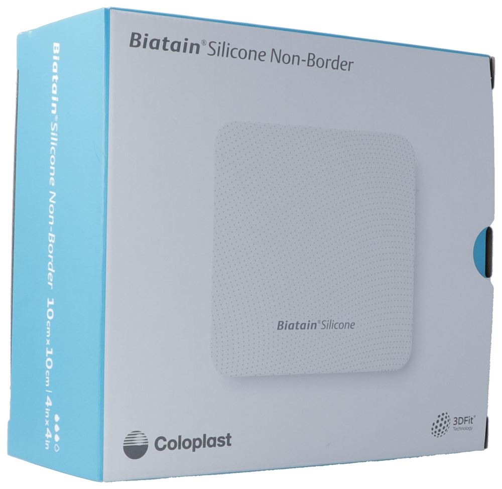 Biatain Silicone Non Border 10x10cm 10 Stk