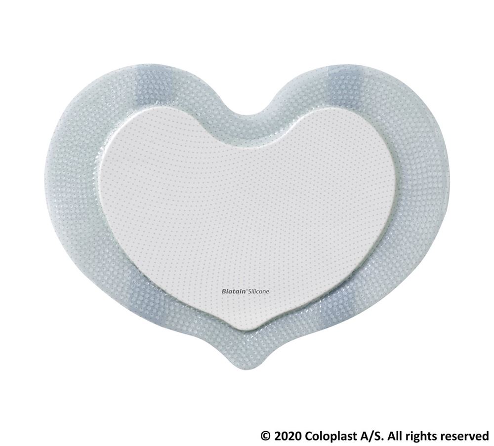 Biatain Silicone Sacral Schaumverband 15x19cm 5 Stk