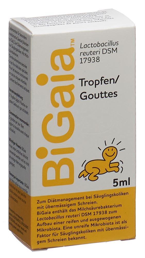 BiGaia Tropfen mit Lactobacillus reuteri 5 ml