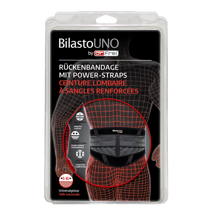 Bilasto Uno Rückenbandage S-Xl mit Power Straps
