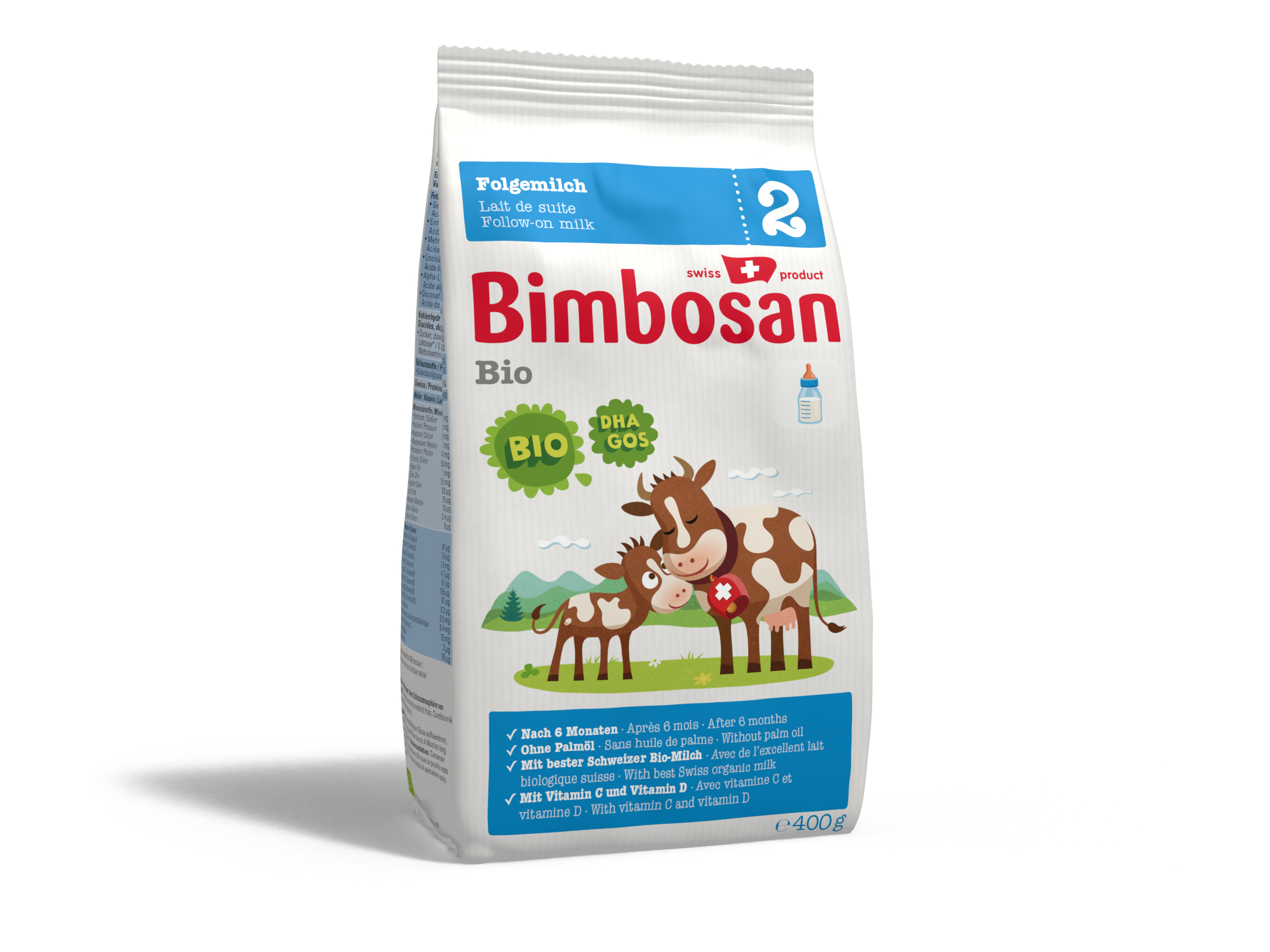 Bimbosan Bio 2 Folgemilch refill Btl 400 g